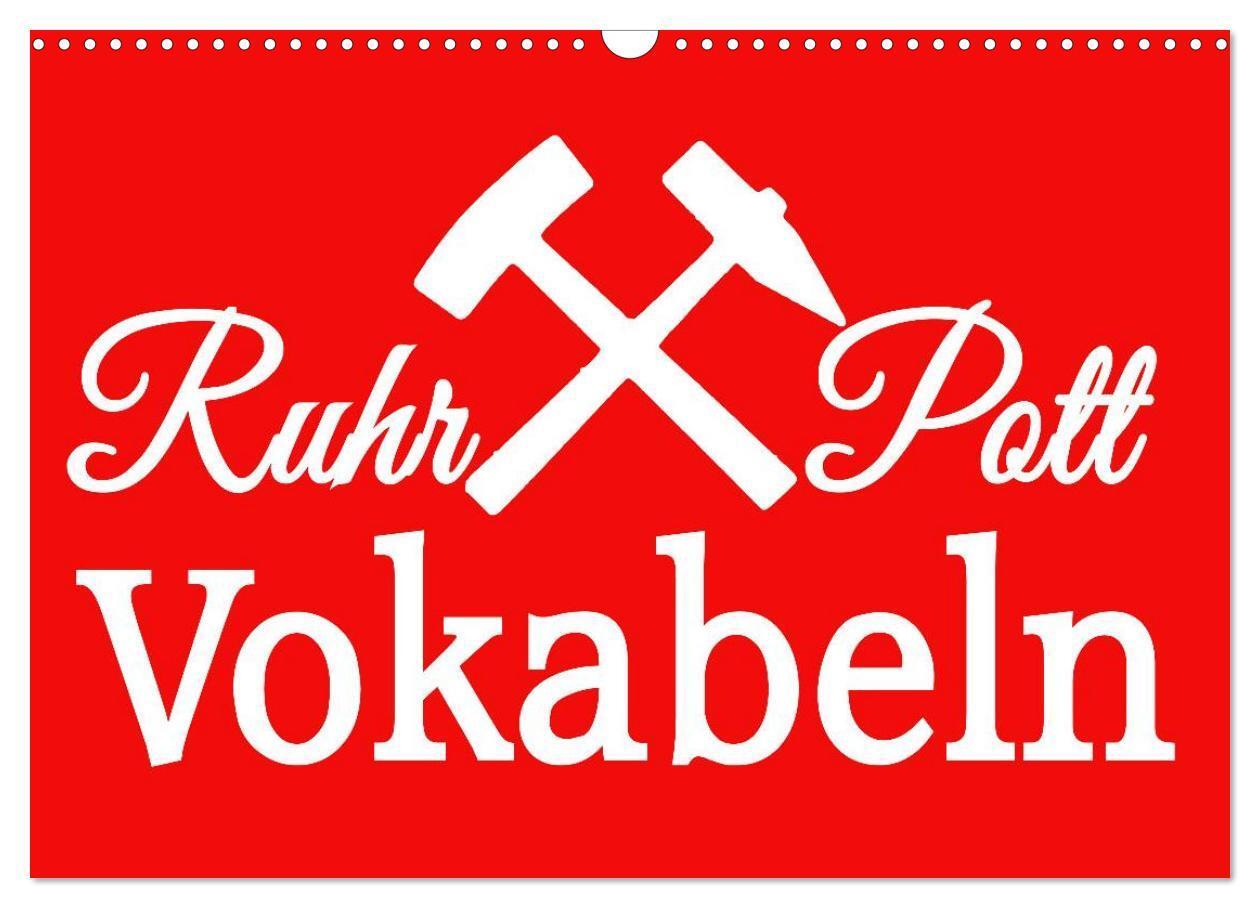 Cover: 9783435488612 | Ruhrpott Vokabeln (Wandkalender 2025 DIN A3 quer), CALVENDO...