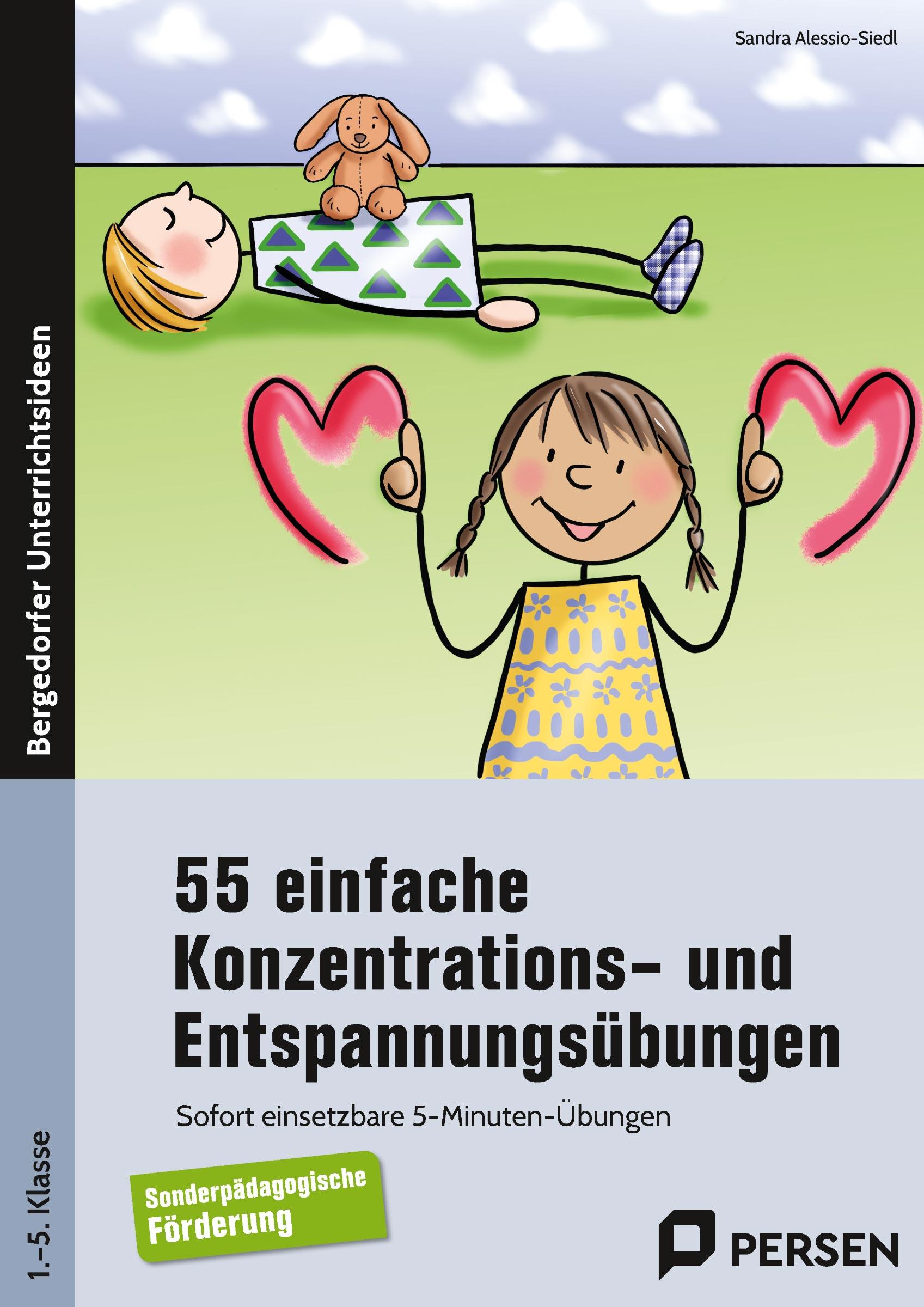 Cover: 9783403207955 | 55 einfache Konzentrations- u. Entspannungsübungen | Alessio-Siedl