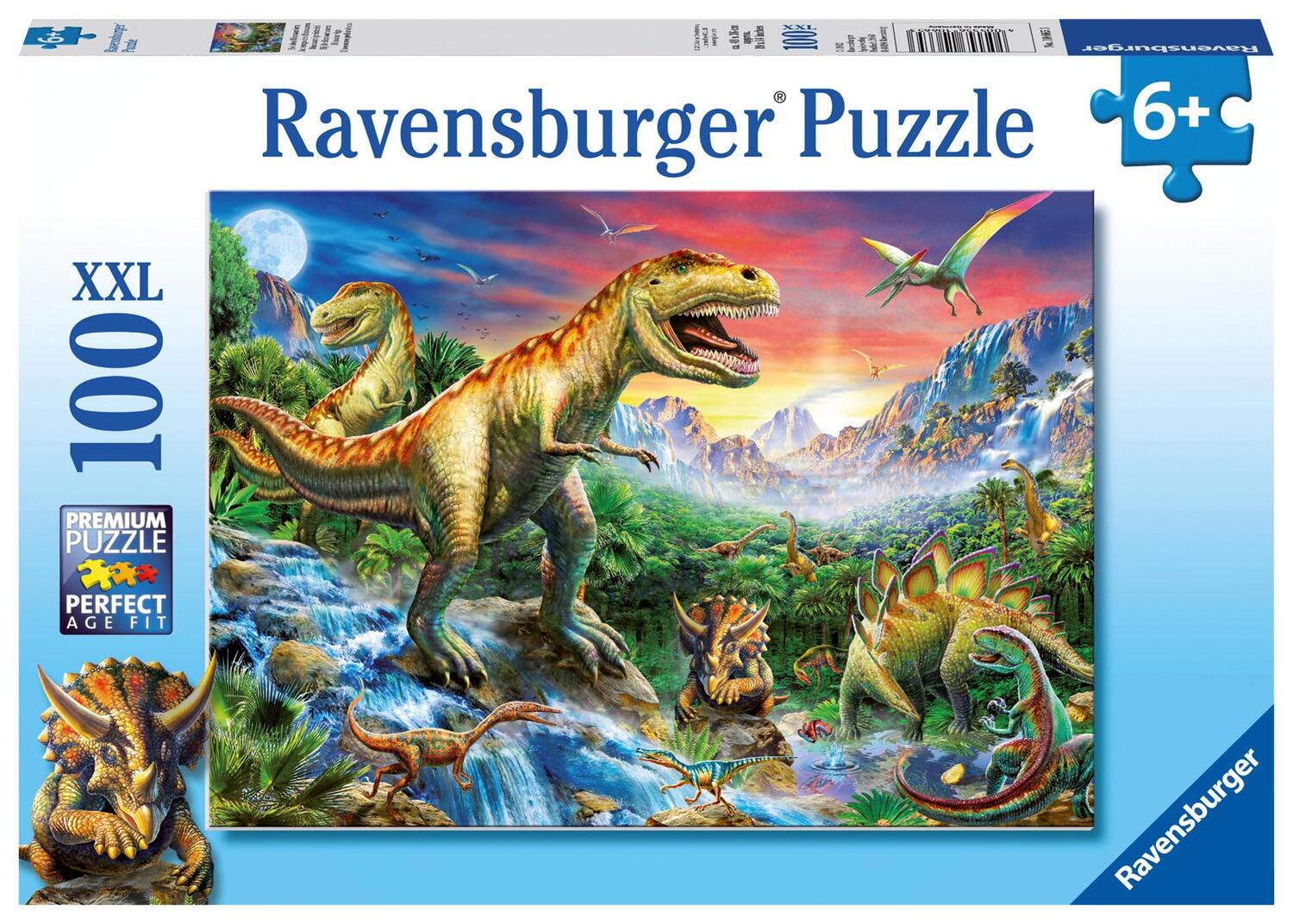 Cover: 4005556106653 | Bei den Dinosauriern. Puzzle 100 Teile XXL | Spiel | Deutsch | 2017