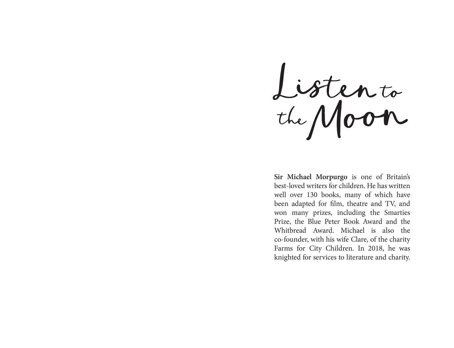 Bild: 9780008638672 | Listen to the Moon | Michael Morpurgo | Taschenbuch | Englisch | 2024