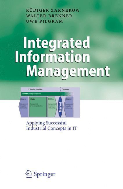 Cover: 9783540323068 | Integrated Information Management | Rüdiger Zarnekow (u. a.) | Buch