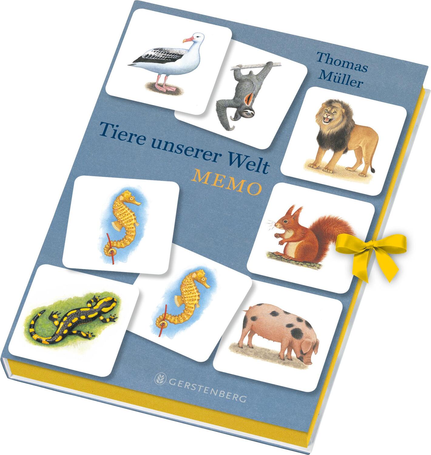 Cover: 4250915931753 | Tiere unserer Welt Memo | 64 farbige Memokarten in einer Geschenkbox
