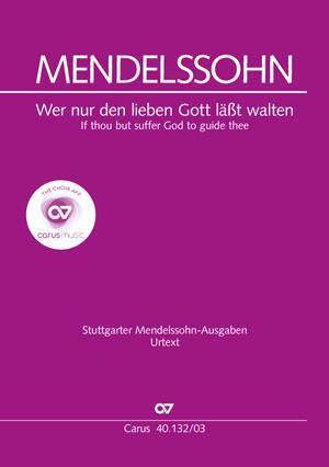 Cover: 9790007086688 | Wer nur den lieben Gott läßt walten | Choralkantate | Bartholdy | Buch