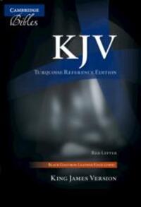 Cover: 9781108404624 | KJV Turquoise Reference Bible, Black Goatskin Leather, Red-letter...