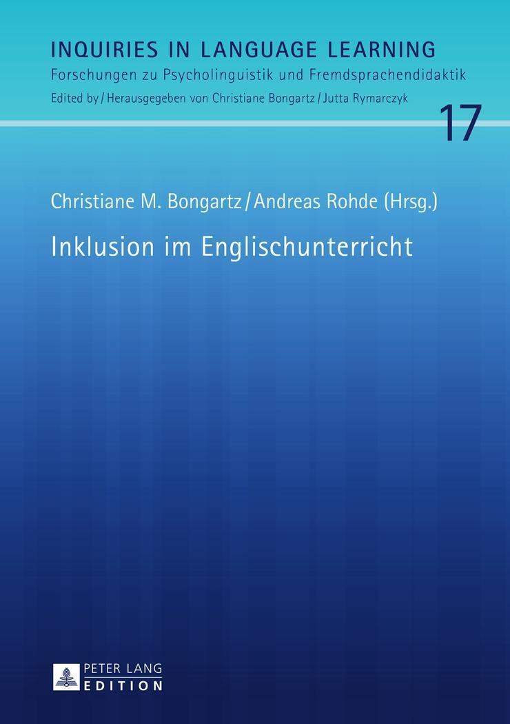 Cover: 9783631660218 | Inklusion im Englischunterricht | Andreas Rohde (u. a.) | Buch | 2015