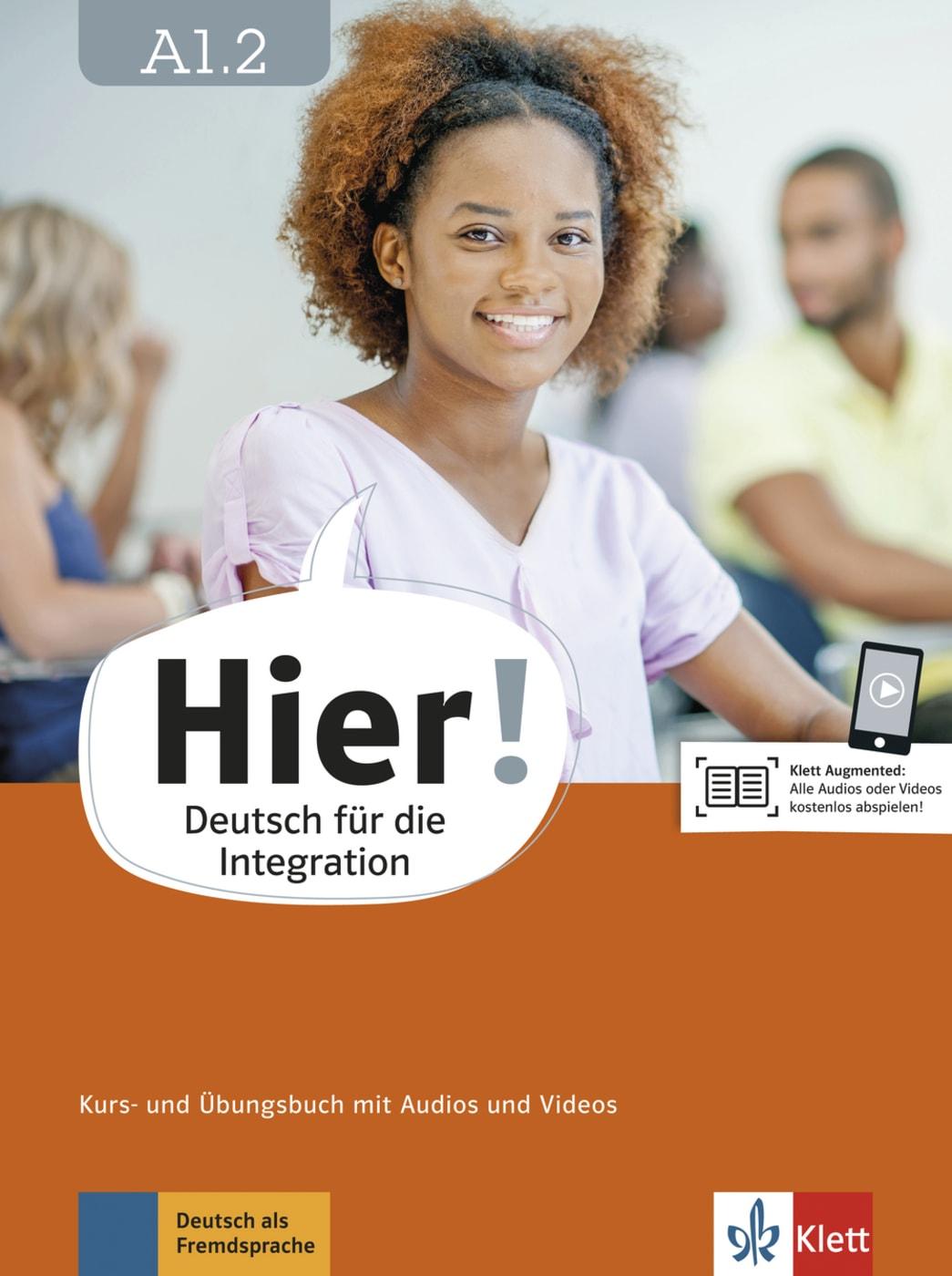 Cover: 9783126766814 | Hier! A1.2. . Kurs- und Übungsbuch mit Audios und Videos | Taschenbuch