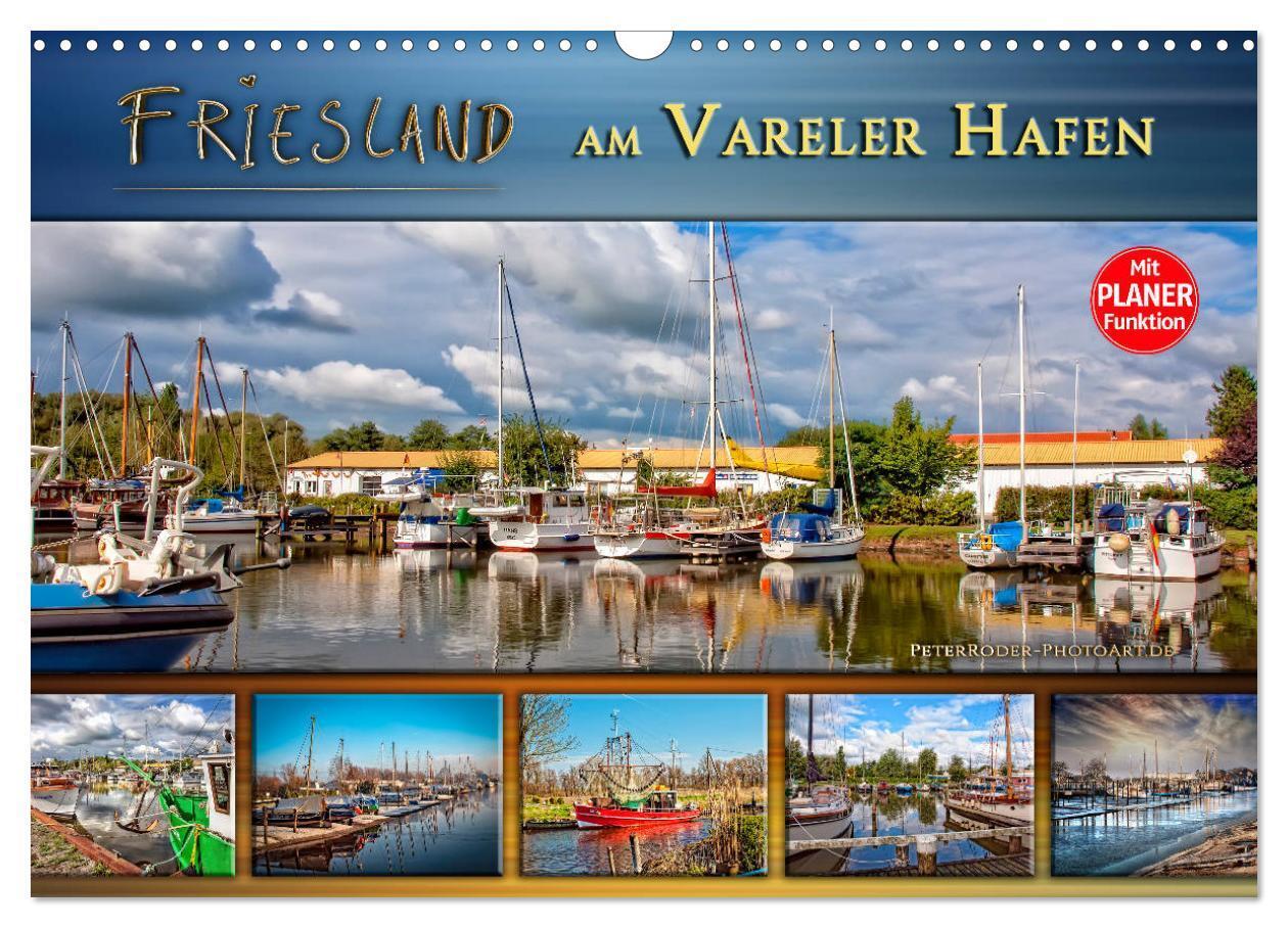 Cover: 9783435787142 | Friesland - am Vareler Hafen (Wandkalender 2025 DIN A3 quer),...