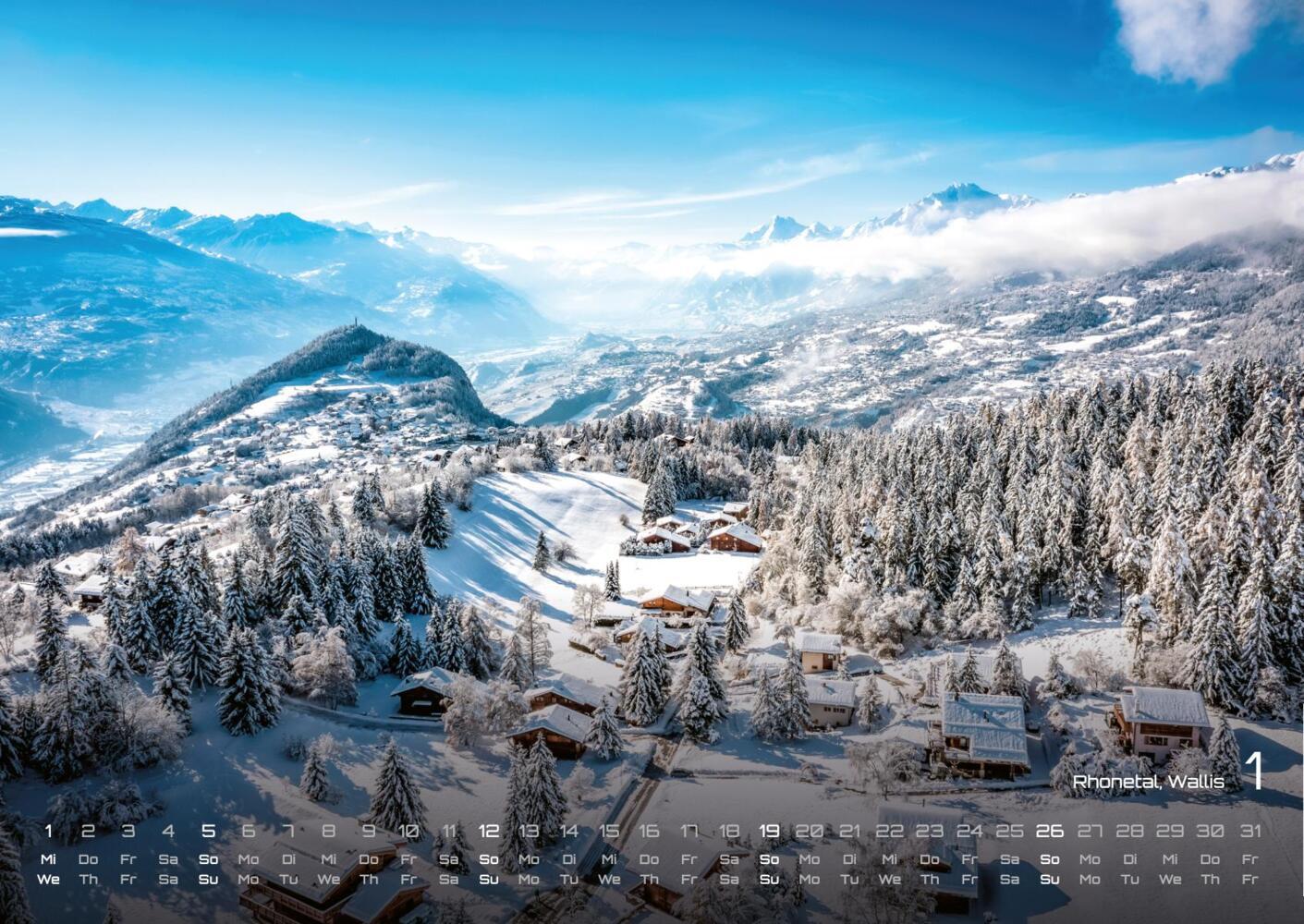 Bild: 9783986734350 | Schweiz - 2025 - Kalender DIN A2 | GP-Fever.de | Kalender | 15 S.