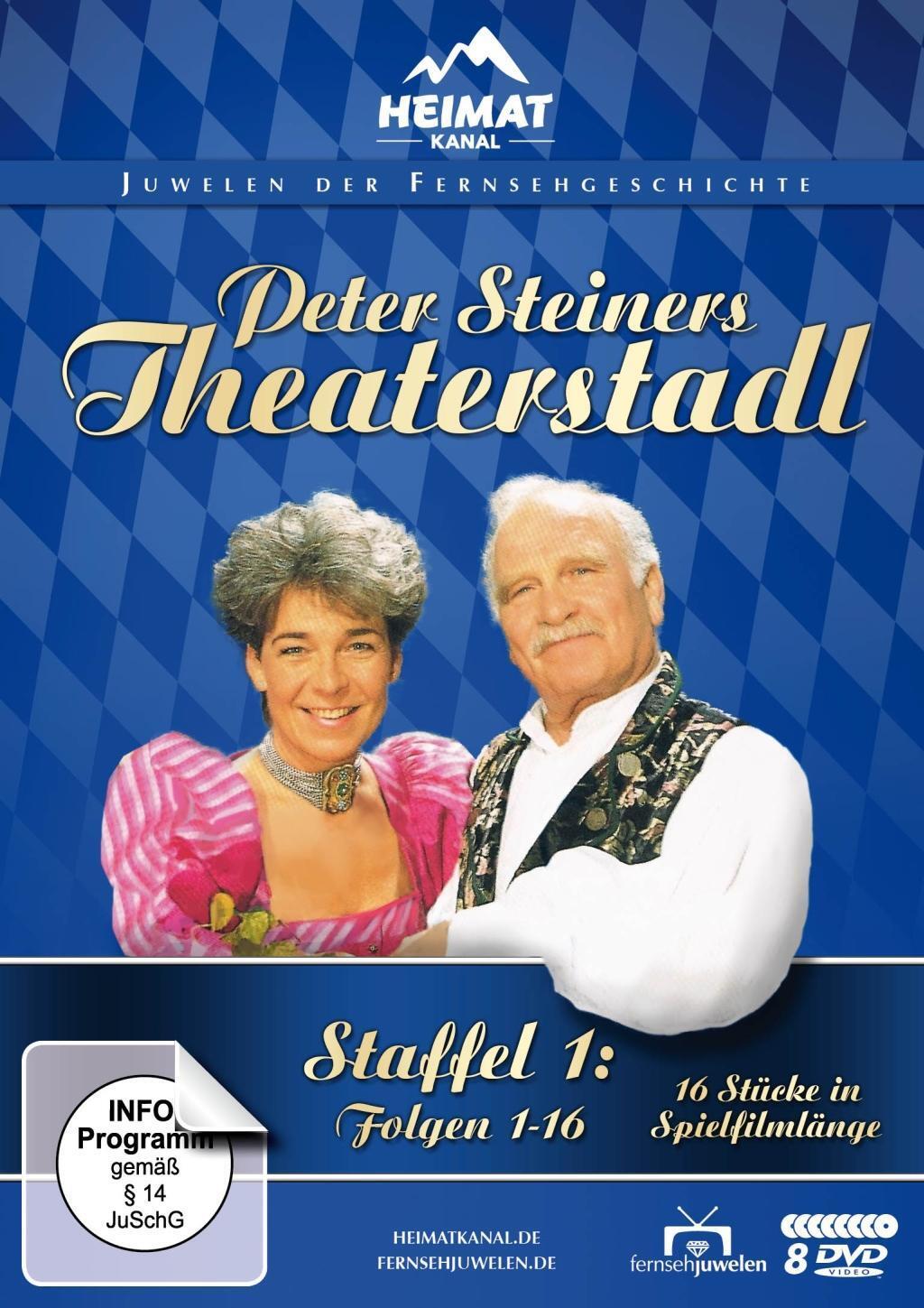Cover: 4042564171976 | Peter Steiners Theaterstadl - Staffel 1: Folgen 1-16 | DVD | 8 DVDs