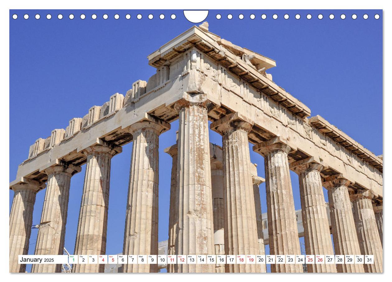 Bild: 9781325835614 | Ancient Greece and Architecture (Wall Calendar 2025 DIN A4...