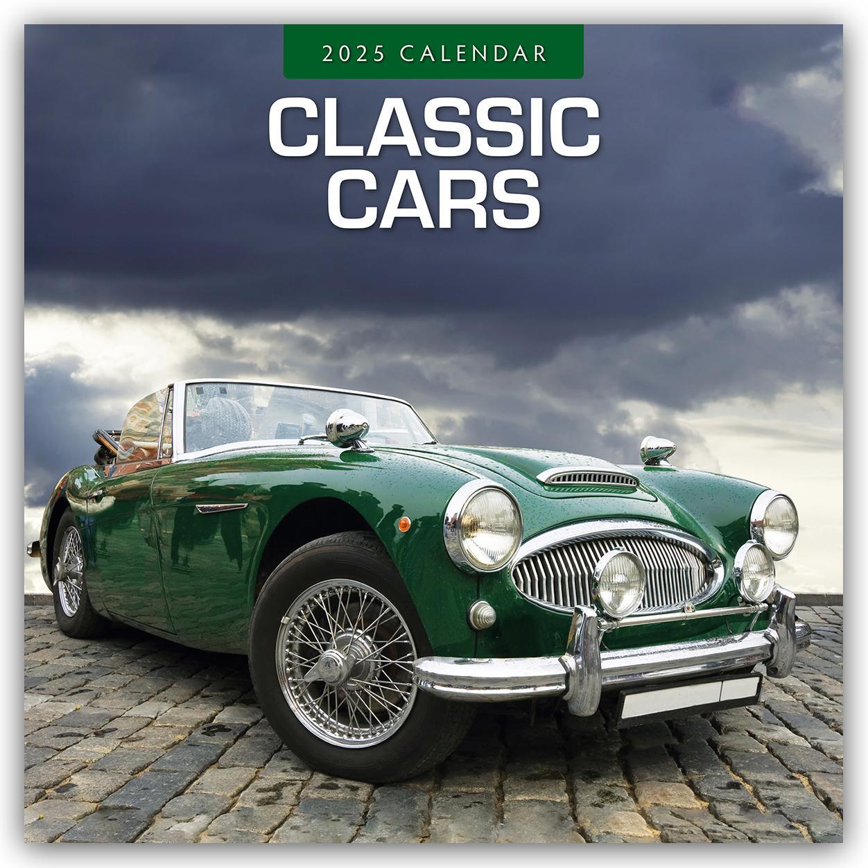 Cover: 9781804426661 | Classic Cars - Klassische Autos 2025 - 16-Monatskalender | Robin Red