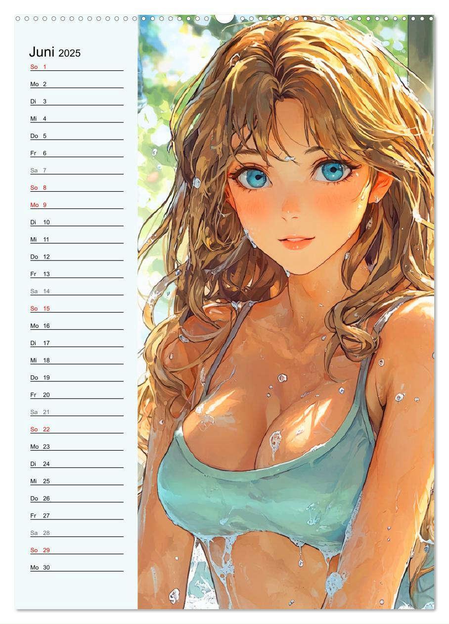 Bild: 9783457204856 | Manga Erotik. Sexy Cartoon-Girls (Wandkalender 2025 DIN A2 hoch),...