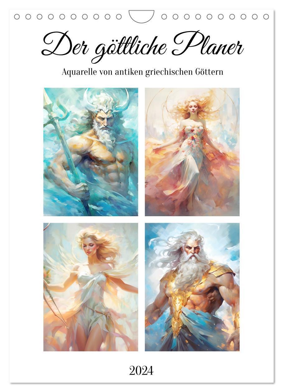 Cover: 9783383654831 | Der göttliche Planer. Aquarelle von antiken griechischen Göttern...