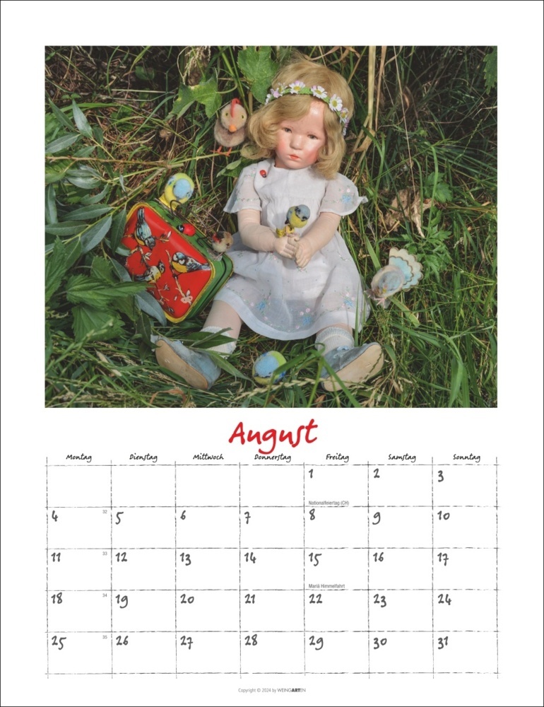 Bild: 9783839900499 | Käthe Kruse Puppen Kalender 2025 | Anita van Ooyen | Kalender | 14 S.