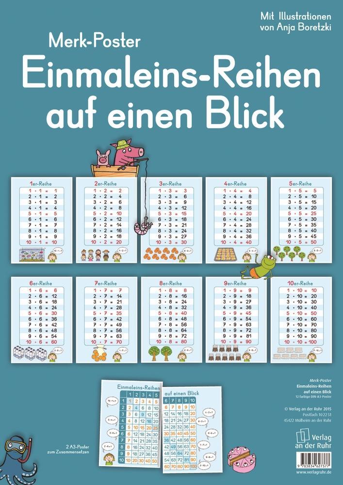 Cover: 9783834627377 | Einmaleins-Reihen auf einen Blick | Redaktionsteam Verlag an der Ruhr