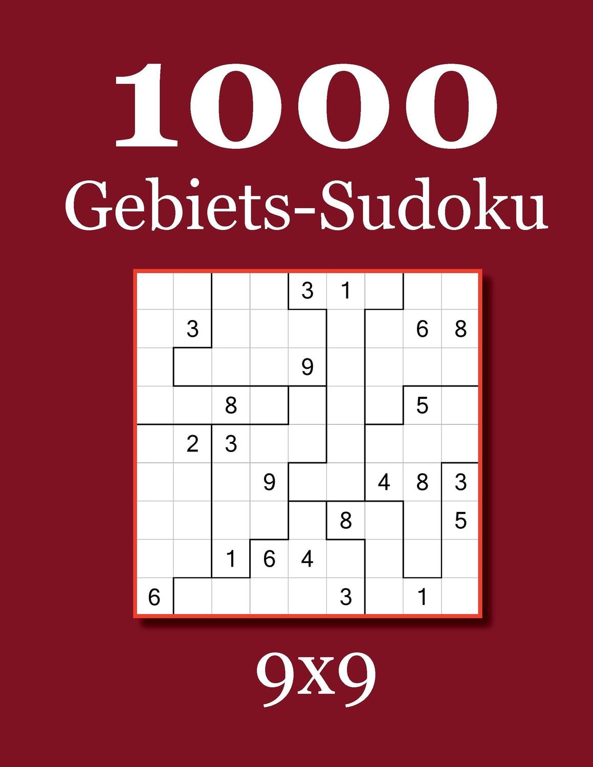 Cover: 9783954976270 | 1000 Gebiets-Sudoku 9x9 | David Badger | Taschenbuch | Paperback