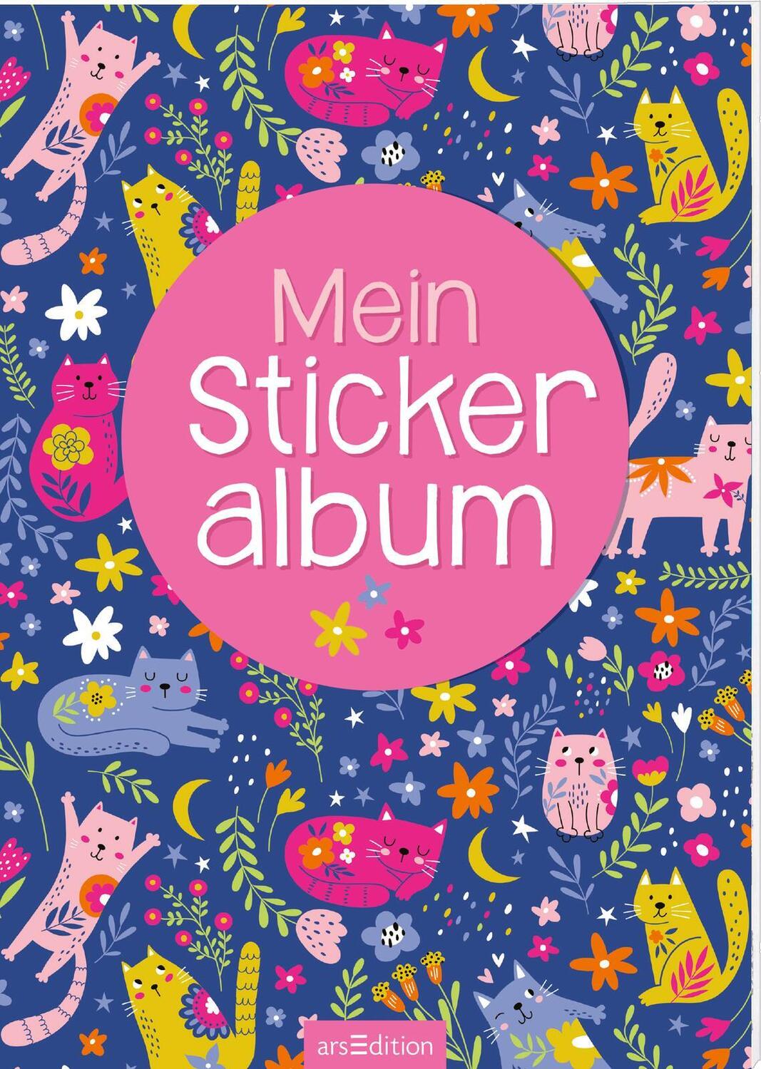 Cover: 4014489130895 | Mein Stickeralbum - Katzen | Stück | Softcover | 24 S. | Deutsch
