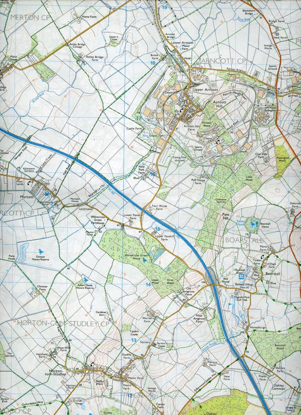 Bild: 9780319243732 | Oxford, Witney and Woodstock | Ordnance Survey | (Land-)Karte | 2015