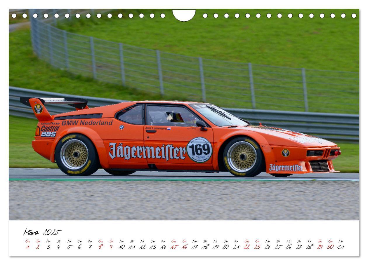 Bild: 9783435011445 | BMW M1 Procar (Wandkalender 2025 DIN A4 quer), CALVENDO Monatskalender