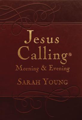 Cover: 9780718040154 | Jesus Calling Morning and Evening, Brown Leathersoft Hardcover,...