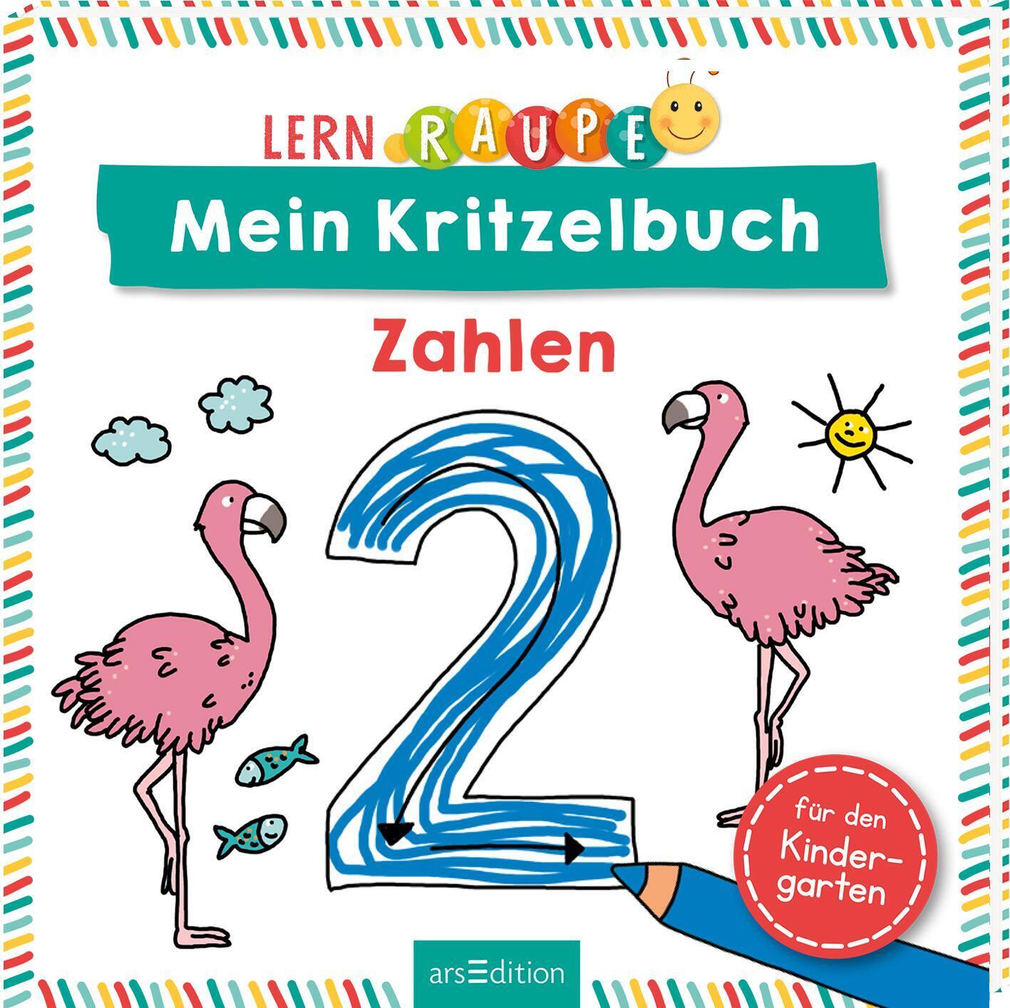 Cover: 9783845840451 | Lernraupe - Mein Kritzelbuch Zahlen | Taschenbuch | Softcover | 80 S.