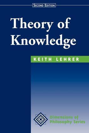 Cover: 9780813390536 | Theory of Knowledge | Keith Lehrer | Taschenbuch | Englisch | 2000