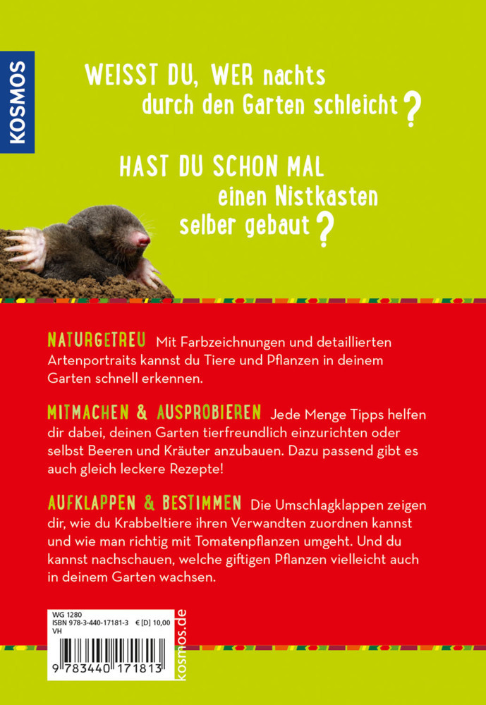 Bild: 9783440171813 | Was lebt im Garten? Kindernaturführer | Bärbel Oftring | Taschenbuch