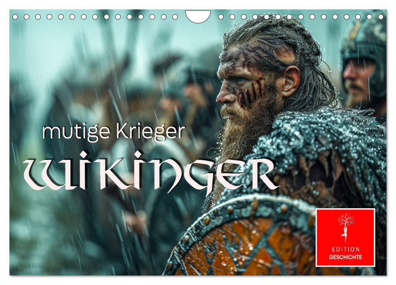 Cover: 9783383784712 | Wikinger - mutige Krieger (Wandkalender 2025 DIN A4 quer), CALVENDO...