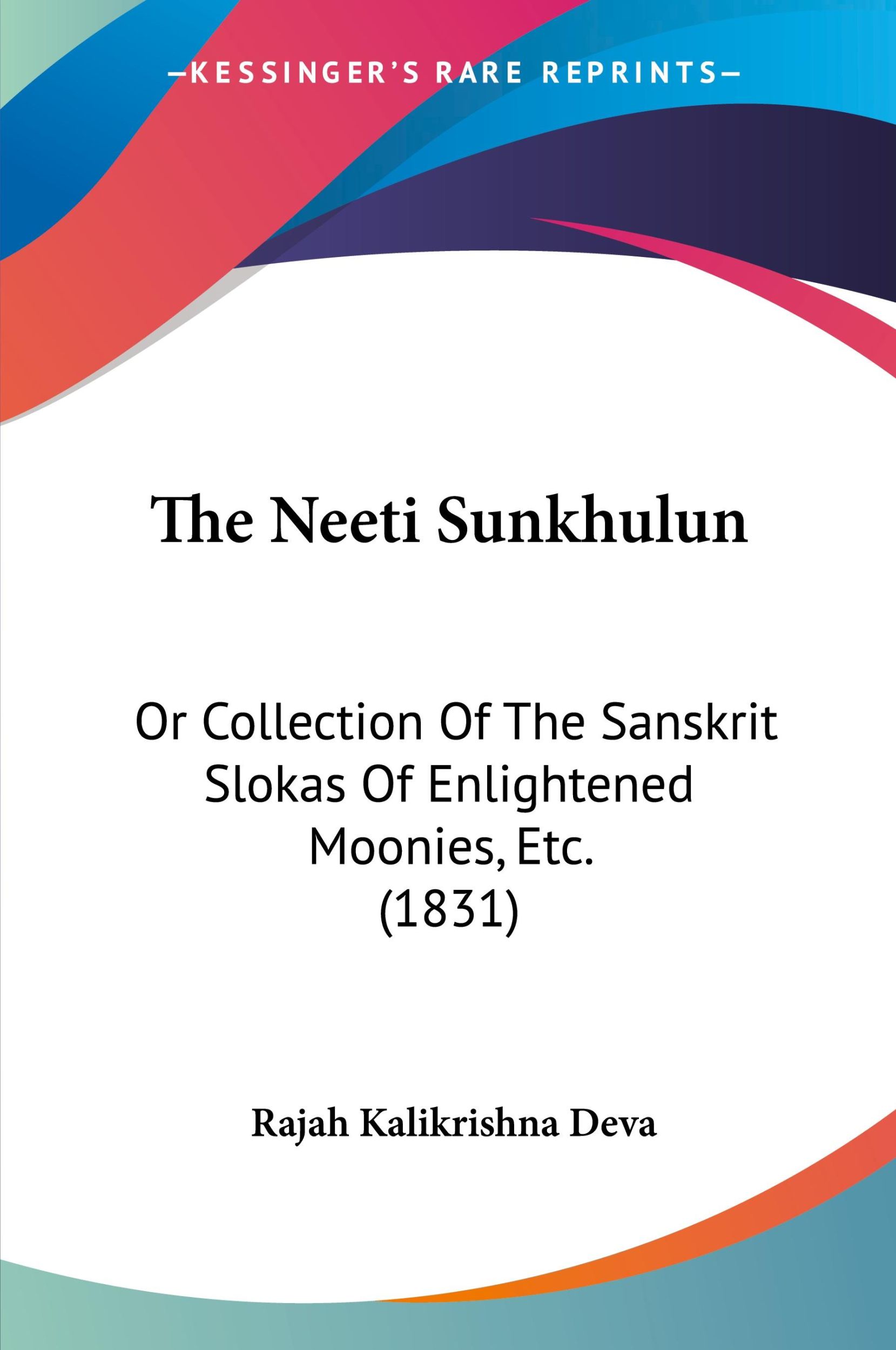 Cover: 9781104919917 | The Neeti Sunkhulun | Rajah Kalikrishna Deva | Taschenbuch | Englisch