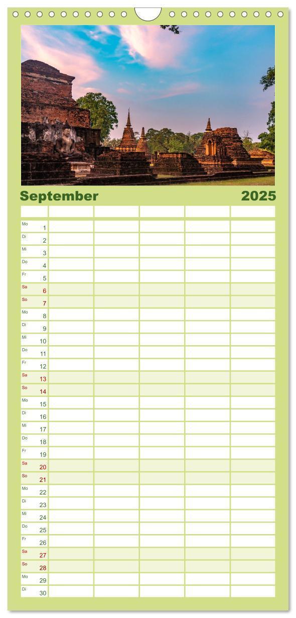 Bild: 9783457092392 | Familienplaner 2025 - Asien - Thailand mit 5 Spalten (Wandkalender,...