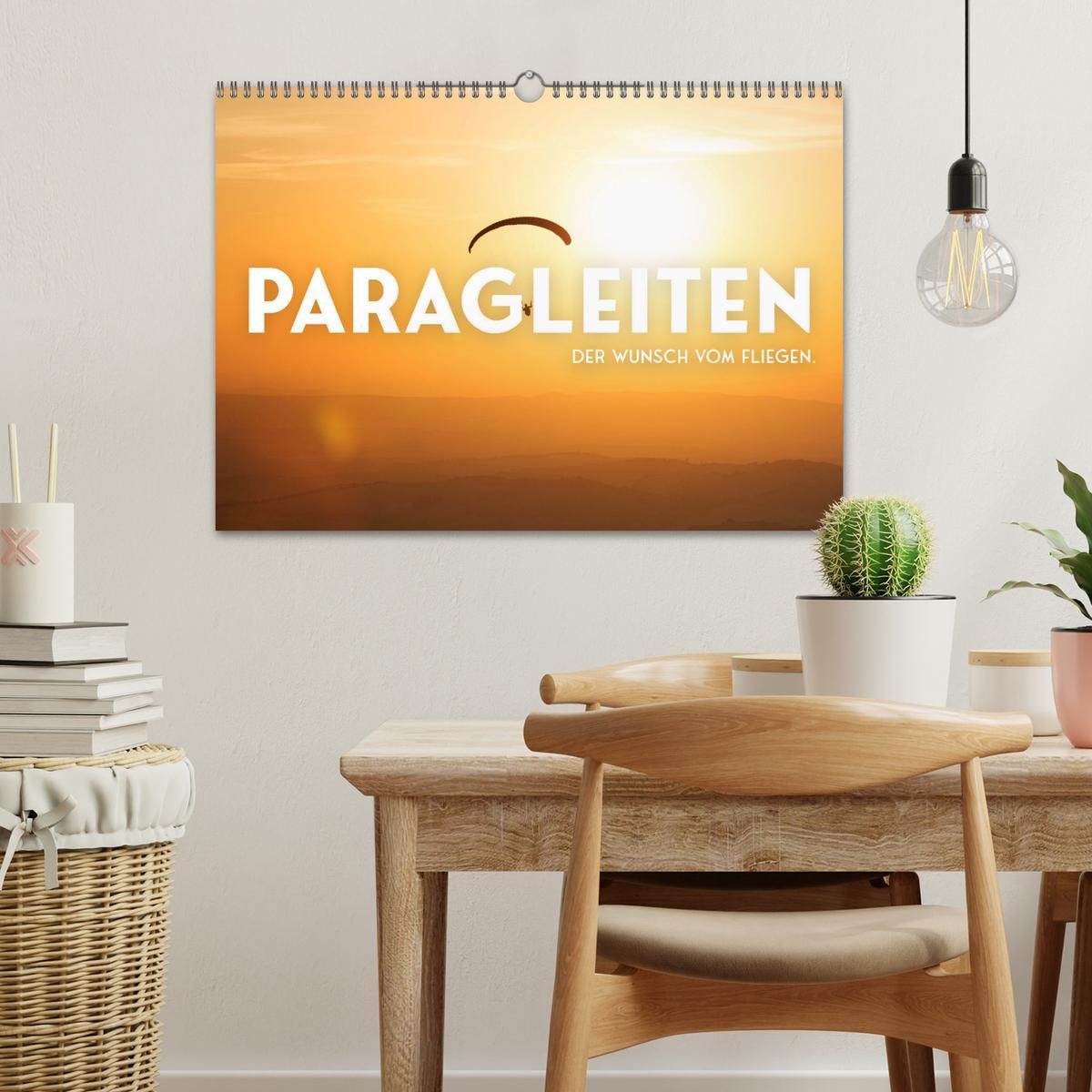 Bild: 9783383958090 | Paragleiten - Der Wunsch vom Fliegen. (Wandkalender 2025 DIN A3...