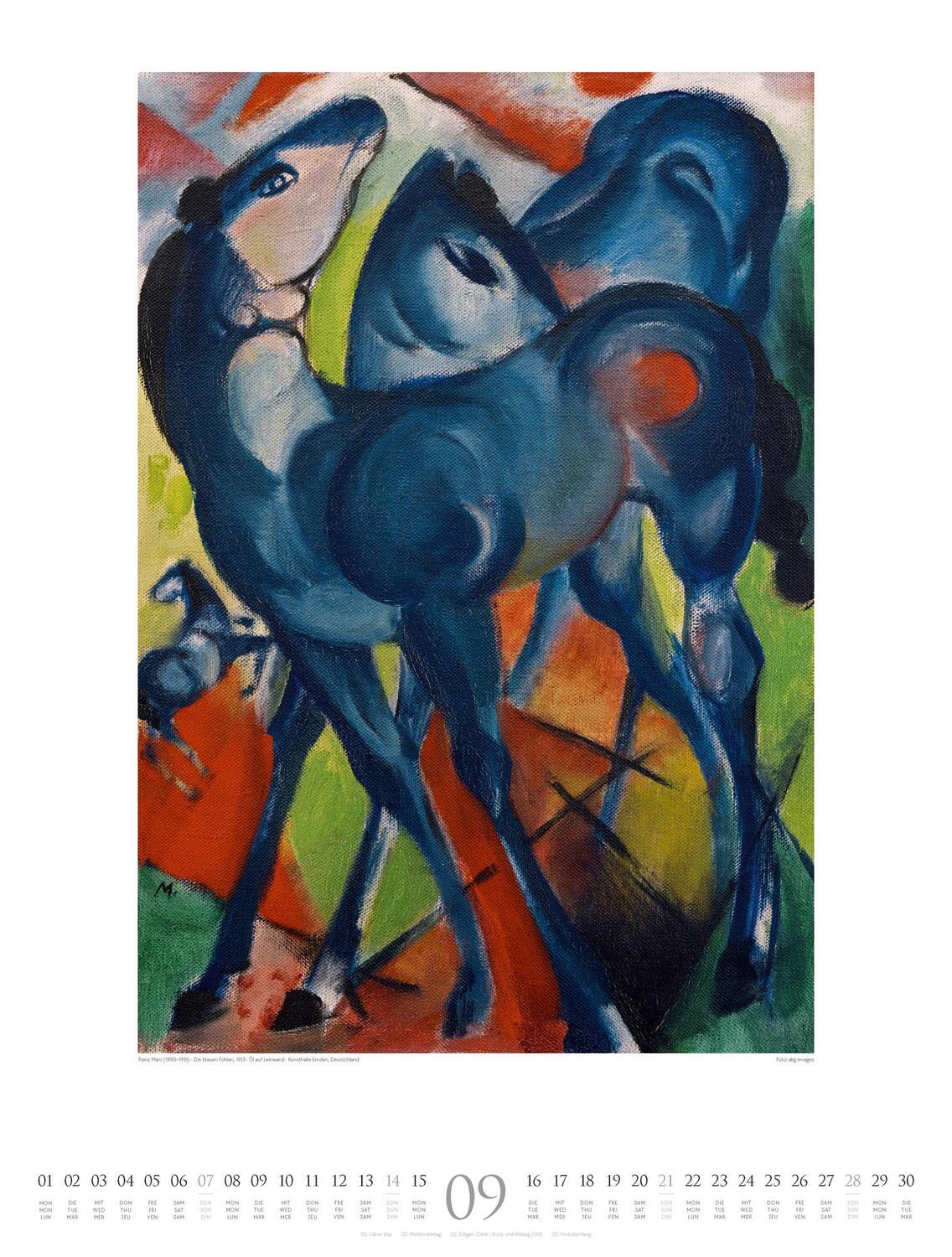 Bild: 9783838425719 | Der Blaue Reiter - Aufbruch in die Moderne Kalender 2025 | Kunstverlag