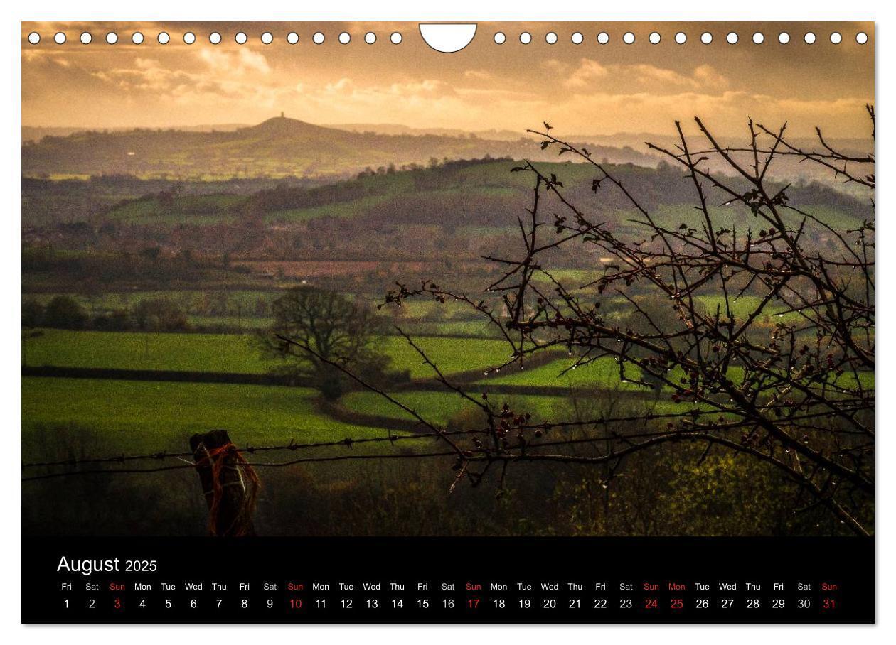 Bild: 9781325956593 | Glastonbury Tor (Wall Calendar 2025 DIN A4 landscape), CALVENDO 12...