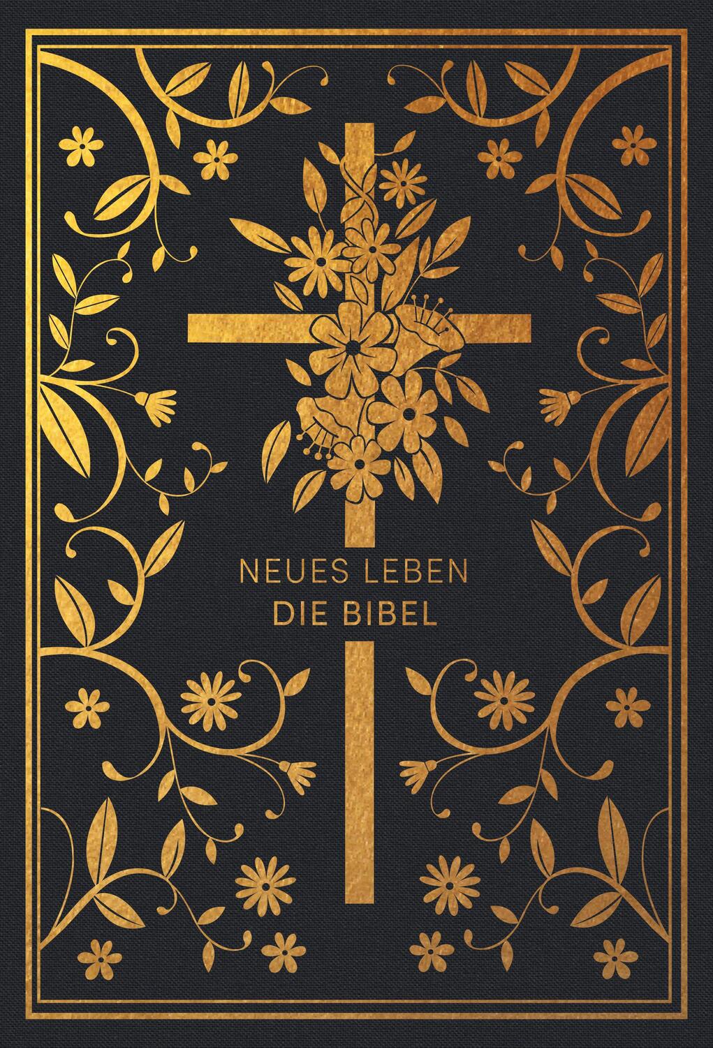Cover: 9783417020045 | Neues Leben. Die Bibel - Golden Grace Edition, Tintenschwarz | Buch