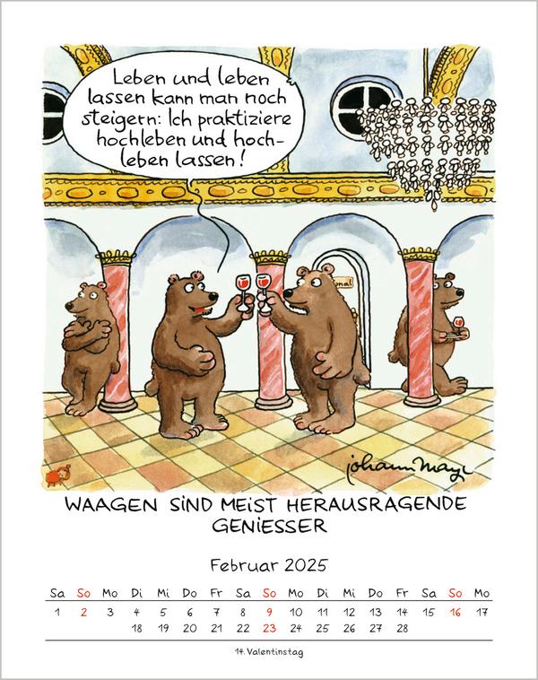 Bild: 9783731876687 | Waage 2025 | Verlag Korsch | Kalender | Spiralbindung | 13 S. | 2025