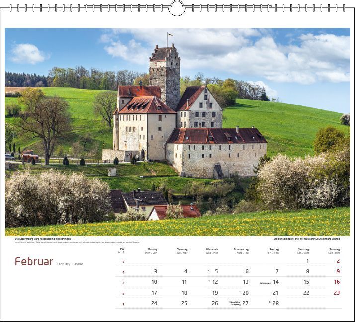 Bild: 9783861924180 | Schwäbische Alb 2025 | verschiedene Fotografen | Kalender | XIII