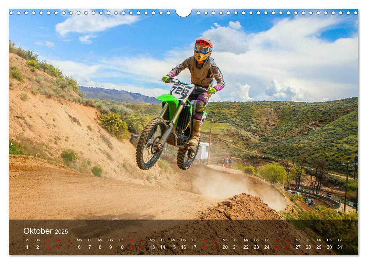 Bild: 9783435328376 | Motocross - Adrenalin pur (Wandkalender 2025 DIN A3 quer), CALVENDO...