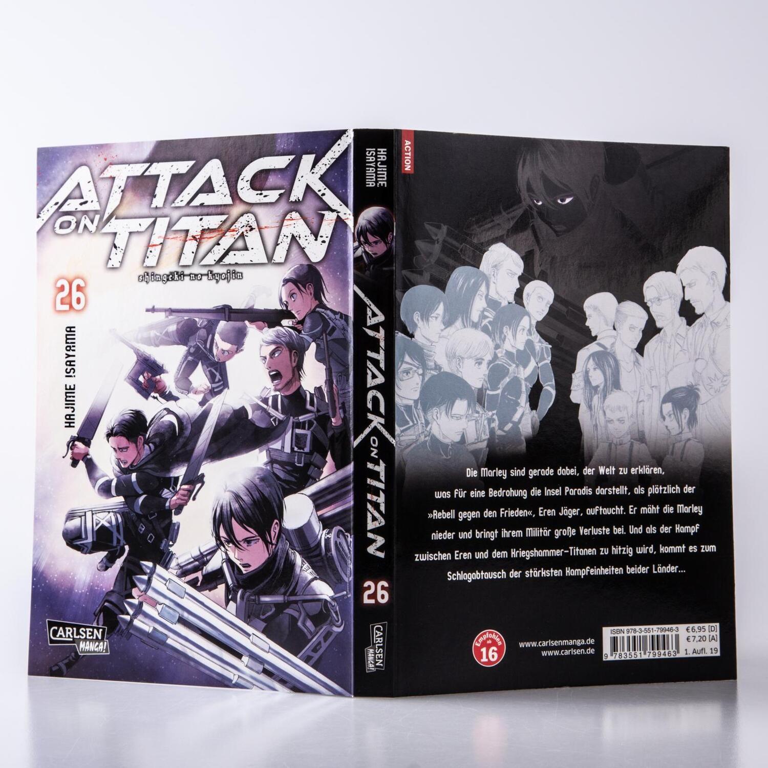 Bild: 9783551799463 | Attack on Titan 26 | Hajime Isayama | Taschenbuch | Attack on Titan