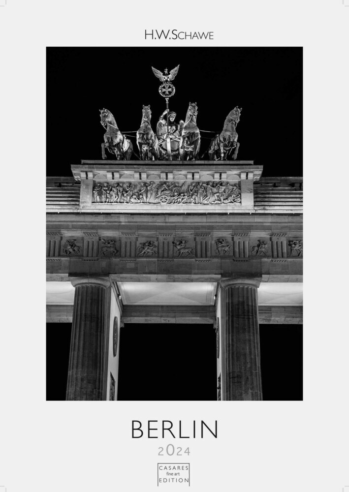 Cover: 9789918620401 | Berlin schwarz-weiss 2024 L 59x42cm | H.W. Schawe | Kalender | 14 S.