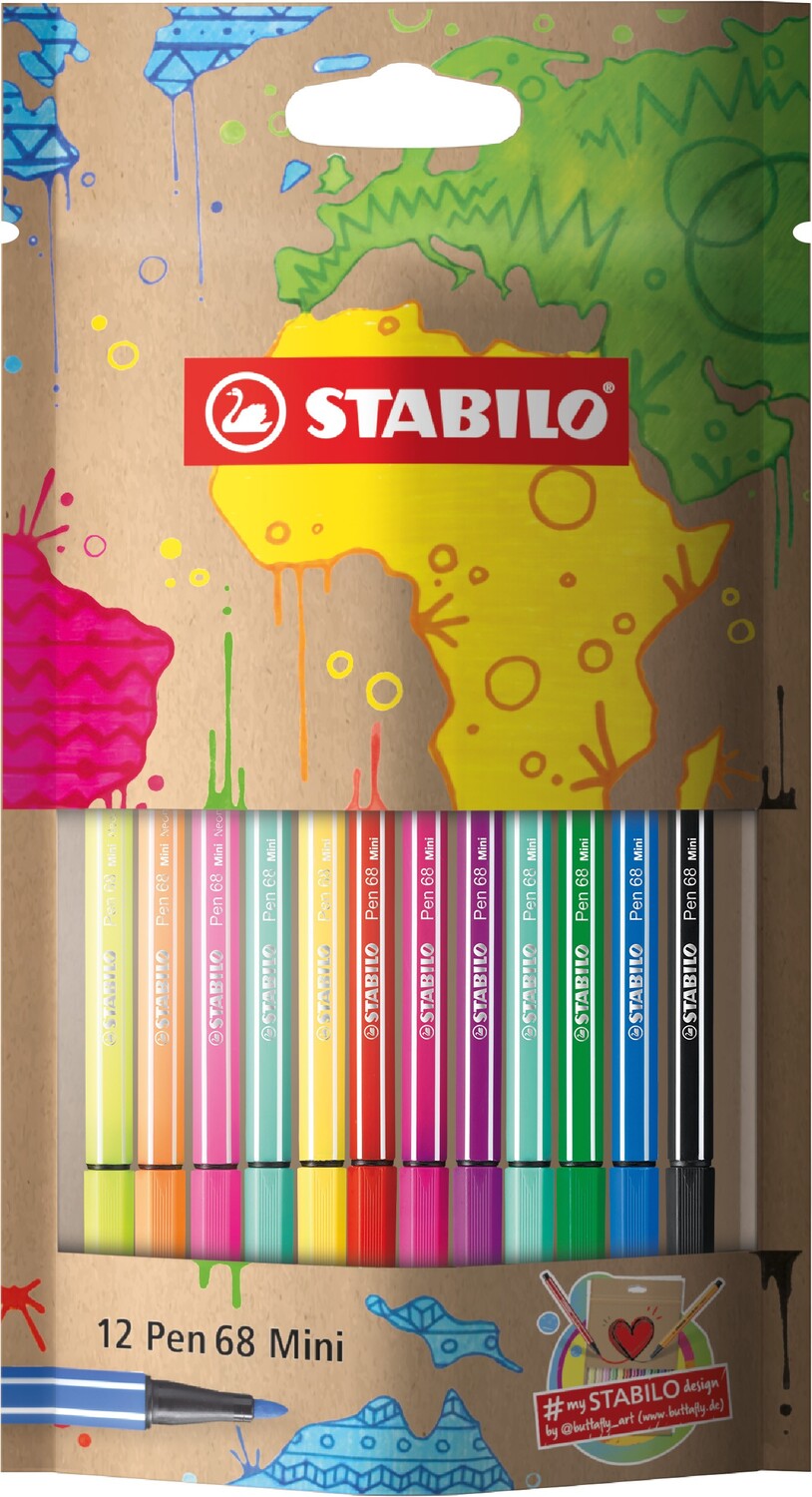 Cover: 4006381546959 | STABILO Fineliner point 68 #mySTABILOdesign 12er Set | STABILO Pen 68