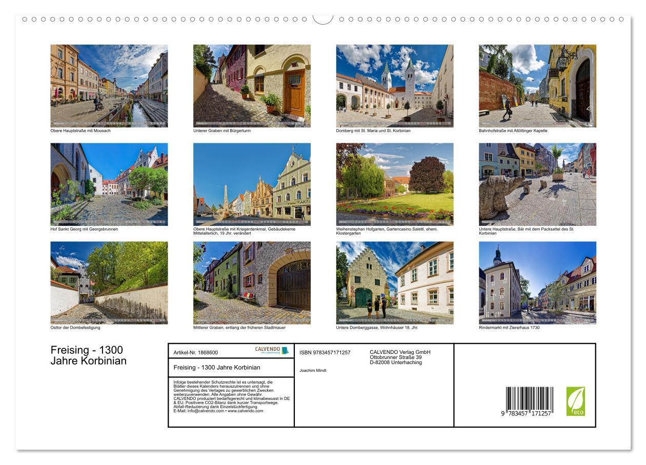 Bild: 9783457171257 | Freising - 1300 Jahre Korbinian (hochwertiger Premium Wandkalender...