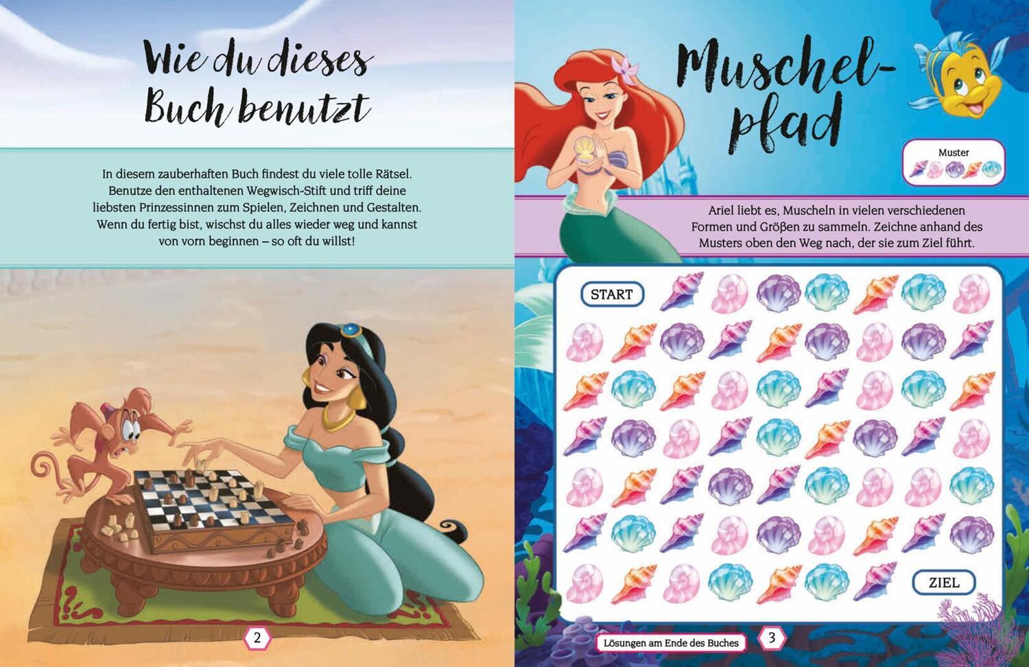 Bild: 9783845124155 | Disney Prinzessin: Wisch &amp; Weg Spielspaß | Taschenbuch | 40 S. | 2023