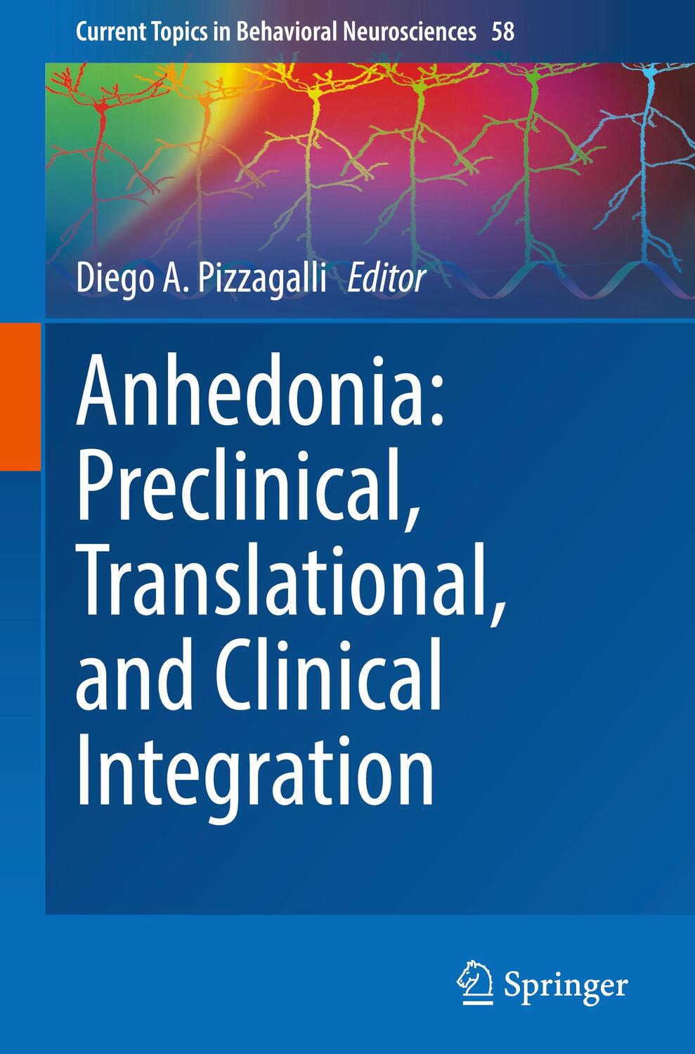 Cover: 9783031096822 | Anhedonia: Preclinical, Translational, and Clinical Integration | Buch