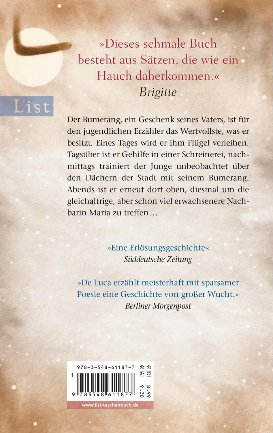 Rückseite: 9783548611877 | Montedidio | Erri de Luca | Taschenbuch | List bei Ullstein | Deutsch