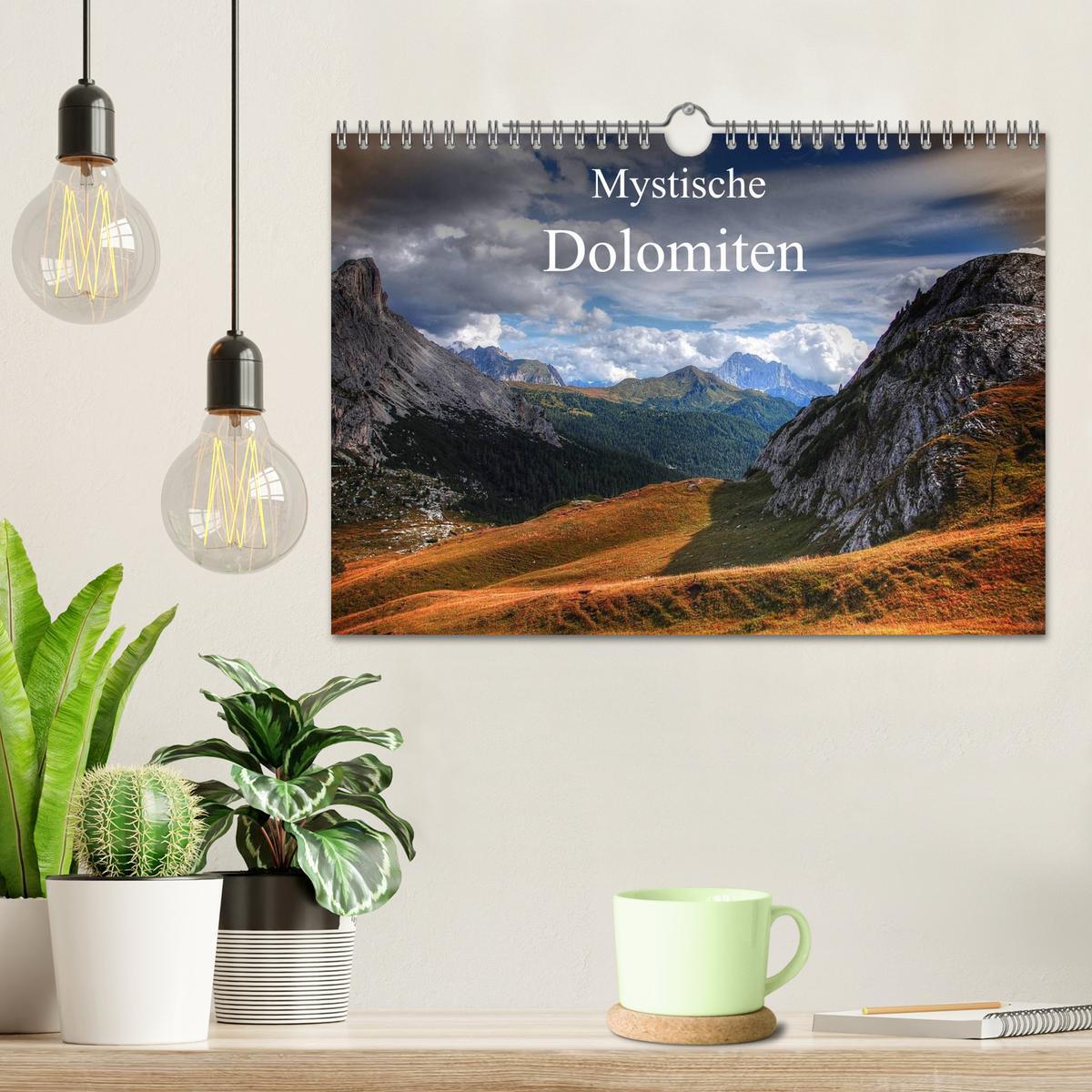 Bild: 9783435808915 | Mystische Dolomiten (Wandkalender 2025 DIN A4 quer), CALVENDO...