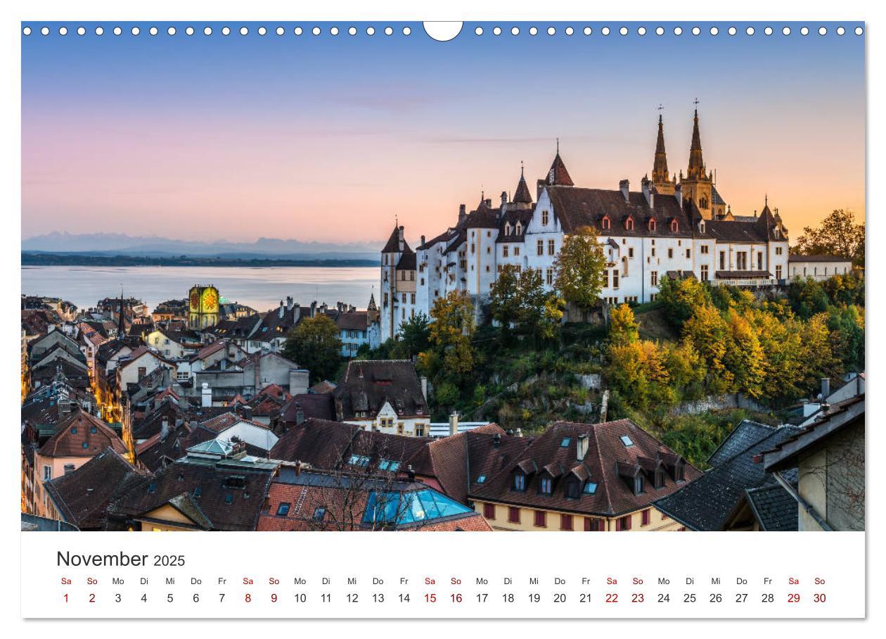 Bild: 9783435313266 | Schweiz - Die schönsten Städte (Wandkalender 2025 DIN A3 quer),...