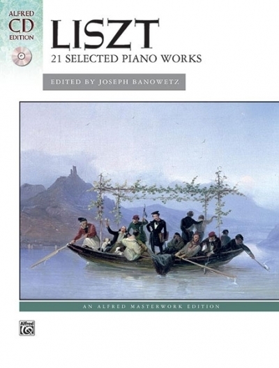 Cover: 9780739043455 | Liszt: 21 Selected Piano Works | (incl. CD) | Joseph Banowetz | Buch