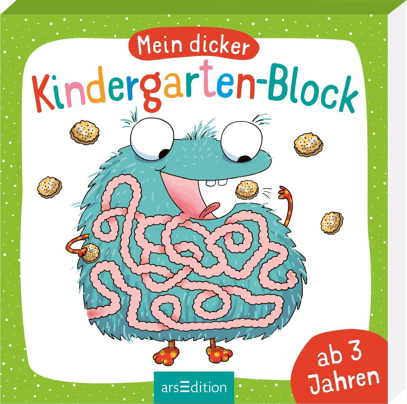 Cover: 9783845850573 | Mein dicker Kindergarten-Block | Ab 3 Jahren | Taschenbuch | Softcover
