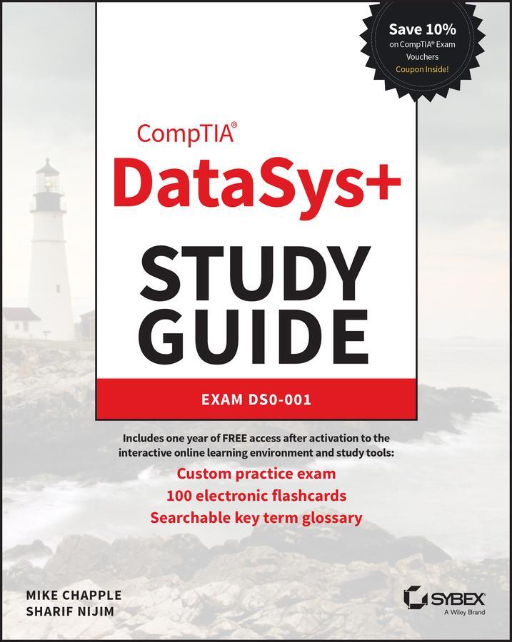 Cover: 9781394180059 | CompTIA DataSys+ Study Guide | Exam DS0-001 | Mike Chapple (u. a.)