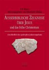 Cover: 9783765593666 | Außerbiblische Zeugnisse über Jesus und das frühe Christentum | Bruce